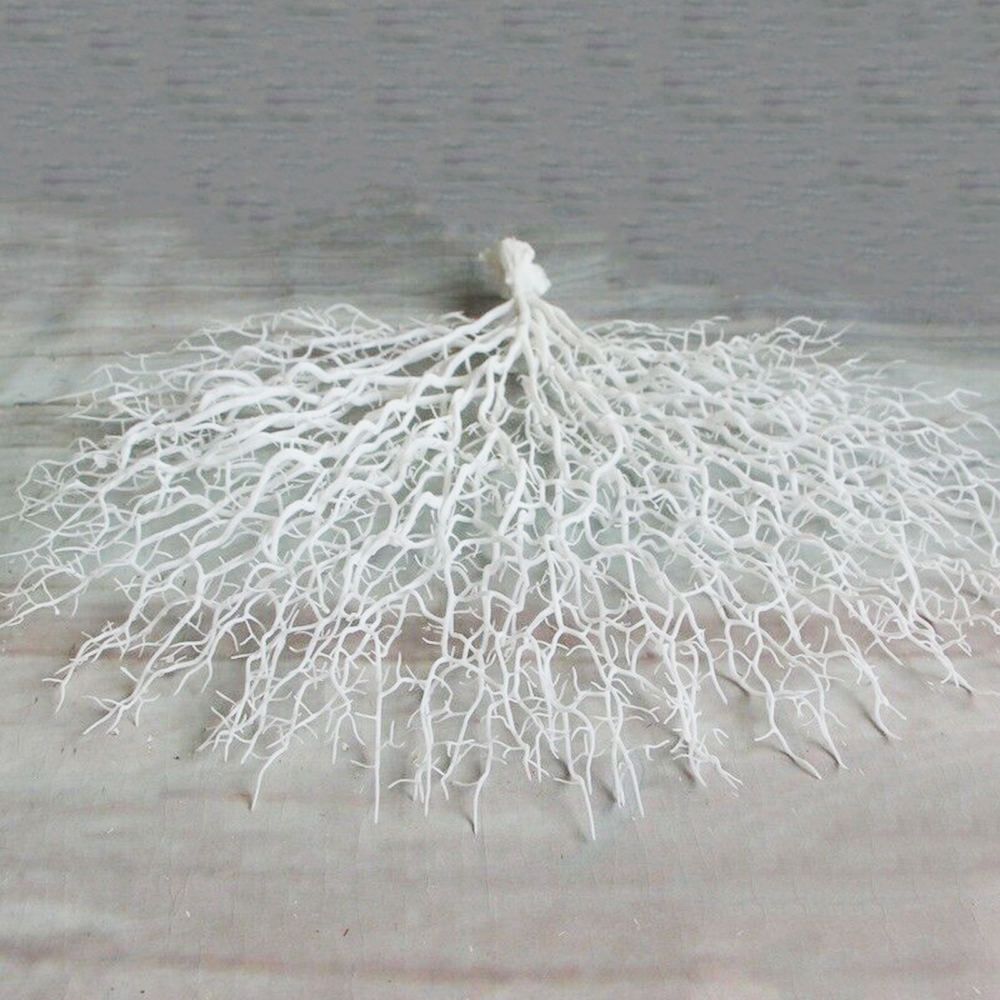 Accessoires Décoratifs de Simulation Artificielle Fausse pour la Maison Plante Marine Branche de Tronc Marin Arbre Marin Arbre Paon Branche de Corail