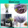 Lush Lavender Artificial Flowers Plastic Bouquet For Elegant Home Party Decor