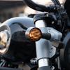 Motorcycle Front & Rear Turn Signal LED Light Protections Cover Plastic Shield For Qjmotor SRV300 / Srv 350