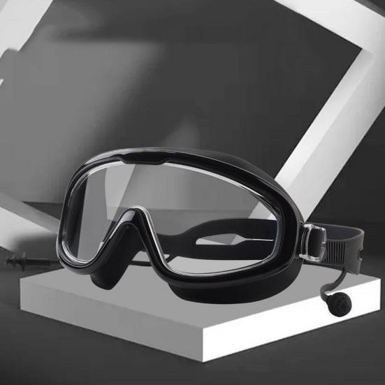 Swimming Goggles Anti-fog Adjustable Optical Lenses High Clarity Waterproof Large Frame Swimming Goggles