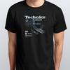 Technics Muziekschool Unisex T-SHIRT S M L XL XXL 3 4 XL kleuren Zwart