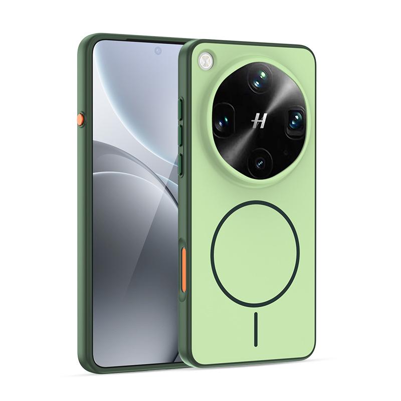 Matte Skin Feeling Case For OPPO Find X9 Ultra X9s Pro Wireless Charging+Independent Button+TPU + PC Magnetic Mobile Phone Cover