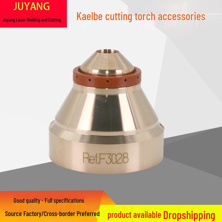 

Kjellberg F-Series Plasma Cutter Accessories: Nozzle F2017L, Electrode F005, Torch F3219, F3028. Swirl Cap F4020 x1