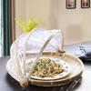 Bamboo Anti-insect Dustproof Basket Multi-function Fruit Vegetable Tray  Household
