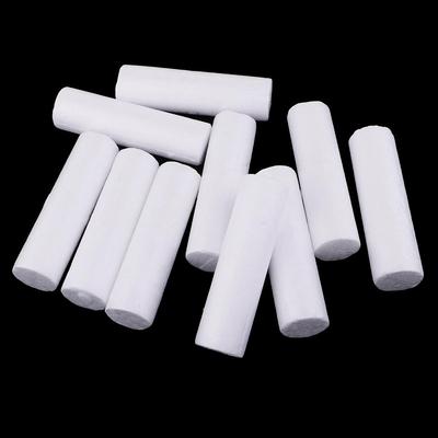 10 kusů Prázdné Bílé Válcové Tvar Styrofoam Pěnový Materiál pro Děti Umění Řemesla DIY Vánoční Ozdoba Dekorace