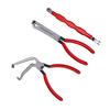 3PCS Electrical Disconnect Pliers Carbon Steel Automotive Electrical Terminal Connector Separator Removal Tool with