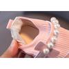 Little Girls Fashion Princess Pearl Leather Casual Low Top Flat Shoes