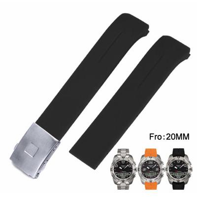 20MM T-Touch II-serien T047420A T013420A-serien Silikongummiarmband Armband Armband för T013 T047 T013420 T047420