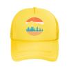 Unisexs Vintage with Forest Print Logo  Distressed Outdoor Hat Suitable for Camping Casual Wear  M  Mesh Baseball Cap