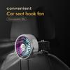 Car USB Cooling Fan Dashboard Air Vent Mount 360° Rotating Adjustable Air Conditioner Cooler 3-Speed Air Vent Outlet Fan