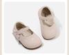 Spring 2026 Soft Sole Leather Baby Walker Shoes with Doll Print - Non-Slip Design