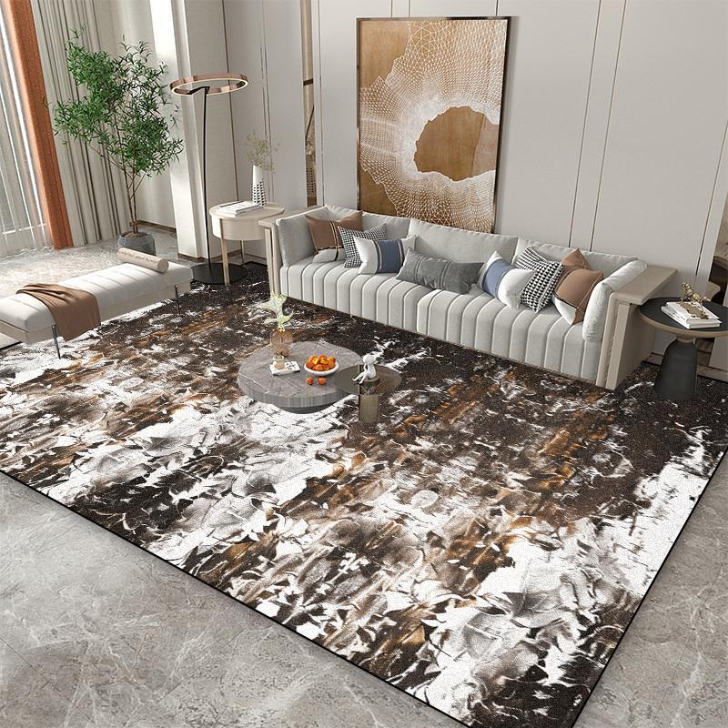 Home Decoration Abstract Carpet Living Room Light Luxury Rugs Modern Hall Sofa Side Foot Mat Anti-slip Doorway Hallway Large Rug