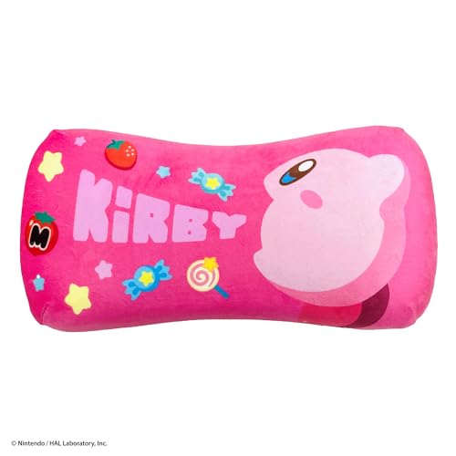 MORIPiLO Kirby's Dream Land Memory Foam Pillow 16x33x8cm Waist Support Backrest Support Stuffed Toy Cushion Suikomi Pink Morishita 4621542