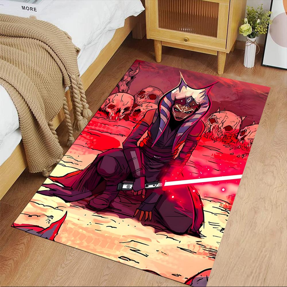 Star Wars Floor Rug Office Rug Suitable for Living Rooms Balcony Hallway Study room Anti-slip Rug Anime Office Decor