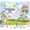 Bluey Reusable Sticker Pad with 165+ Stickers and 5 Play Scenes, Removable Stickers, Jumbo Sticker Pad for Ages 3 and Up