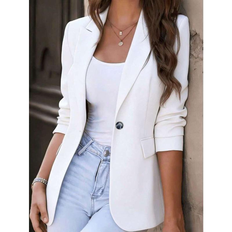 Damen Slim Fit Professionelles Temperament Pendler Design Kleiner Blazer Oberbekleidung