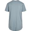 T-shirt Long Men Urban Classics - Blue - Standard Fit - Short Sleeves