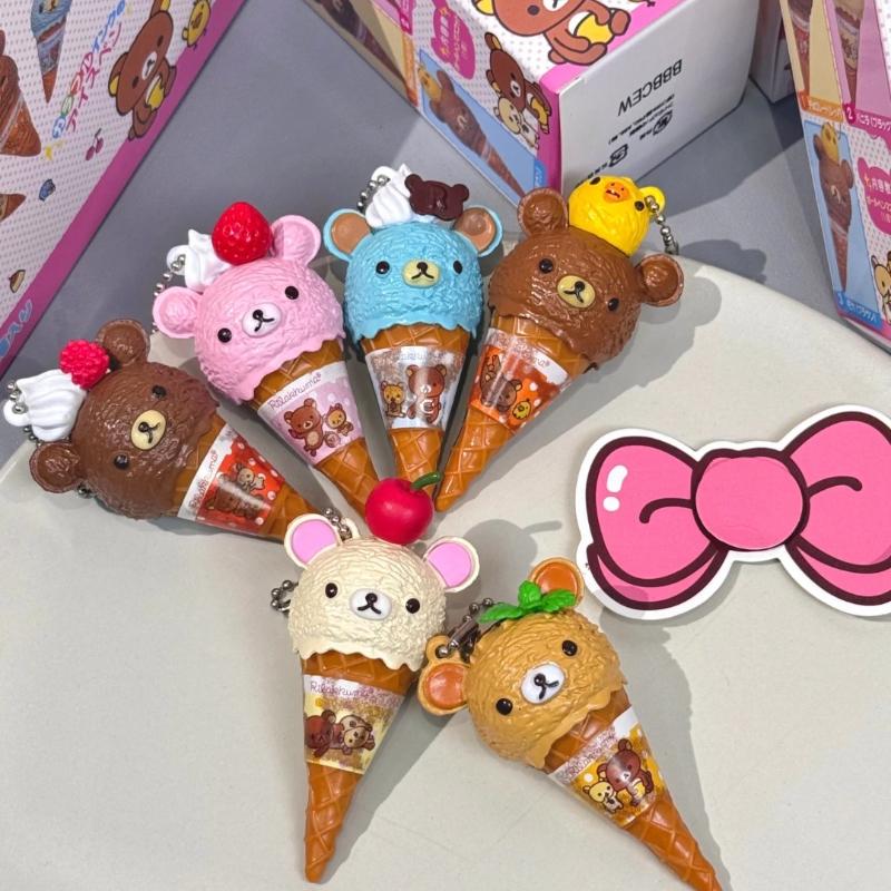 Jucărie Capsulă Kawaii Drăguță de Anime Cutie Surpriză Lanț cu Mărgele Ursuleț Înghețată Pandantiv Agățat Geantă Păpușă Model Decorațiune Cadou pentru Copii