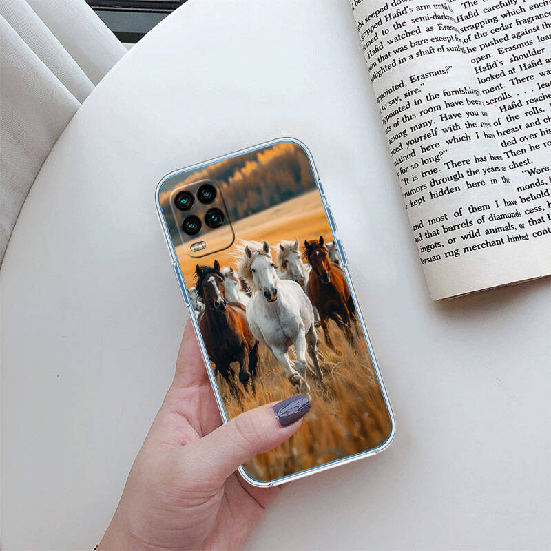MH57 Fine Horse Phone Case for Motorola Edge 20 30 S30 40 50 Fusion Lite Plus Pro Neo Ultra One Power Action Macro Hyper Vision Zoom