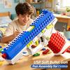 DIY Bricks Assemble USP Soft Bullet Gun Toy Safe Foam Dart Outdoor Shooting Game Toy Perfect Birthday Gifts for Children