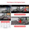 LS VISION 8MP 4K PTZ IP kamera s duálním objektivem a duálním displejem 4MP HD 4x digitální zoom automatické sledování bezdrátová venkovní dohledová kamera P6SLTIE