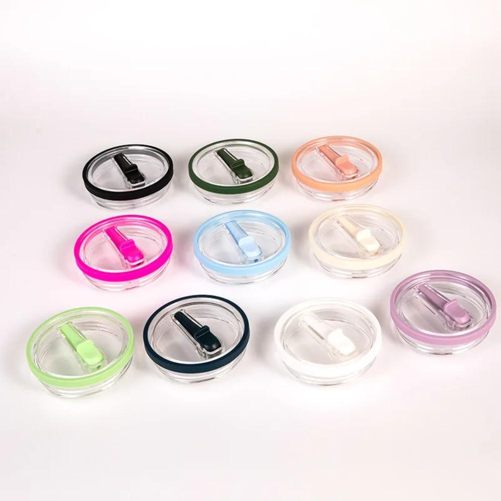 1PC 30OZ Tumbler Flip Straw Lid Replacement for Thermal Water Bottle Cover Reusable Spill-proof Cups Cover with Straw