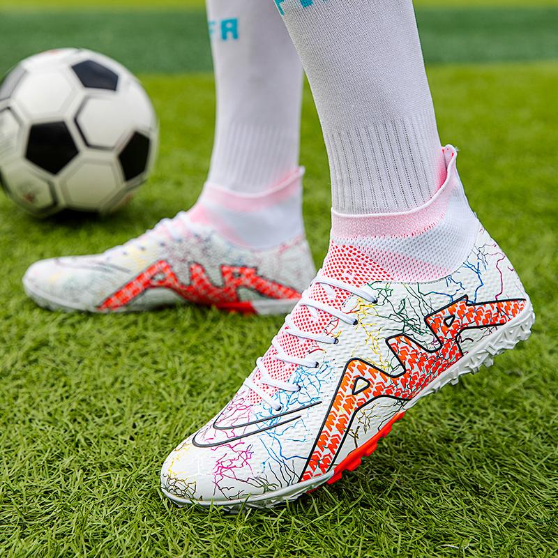 2024 Pantofi de fotbal pentru bărbați Cizme de fotbal ultraușoare de mărime mare Pantofi pentru băieți pantofi anti-alunecare AG/TF Cizme de fotbal Cizme unisex