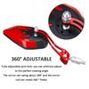 Motorcycle Rearview Mirror 360° Rotating Adjustable Electric Vehicle Scooter Universal Modification Accessories