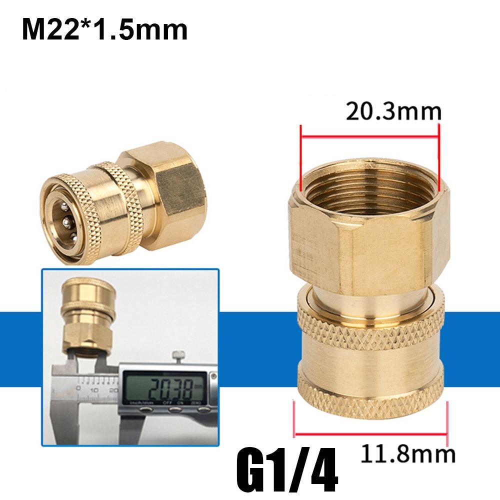 1 Stück Schnellverschluss G1/4 Hochdruckreiniger Adapter Set Für Hochdruckwaschbrenner Schlauch
