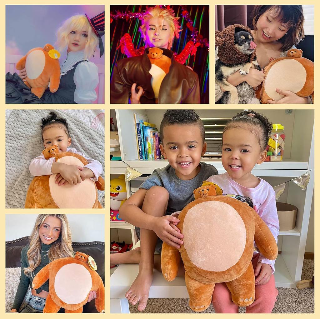 KÖNIGREICH MIT KLEINEM KOPF PIP der 15 Zoll Bär, Groß, (38 cm) [Authentisch]