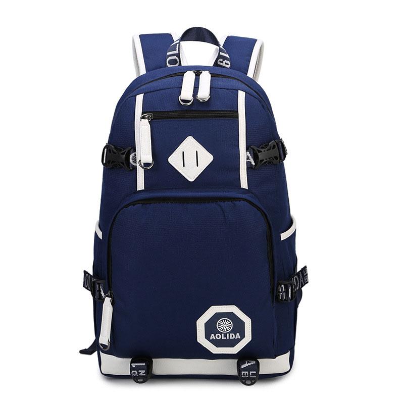 School Backpack Travel Bag for Men Boys Lightweight College Back Pack with Laptop Compartmen Middle Schoolbag Student Bookbag