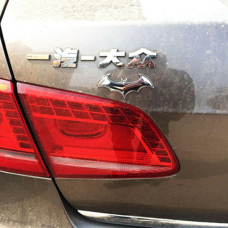 3d Car Decals Metal Bat Auto Logo Car Style Metal Bat Badge Emblem Tail Decal Car Accessories