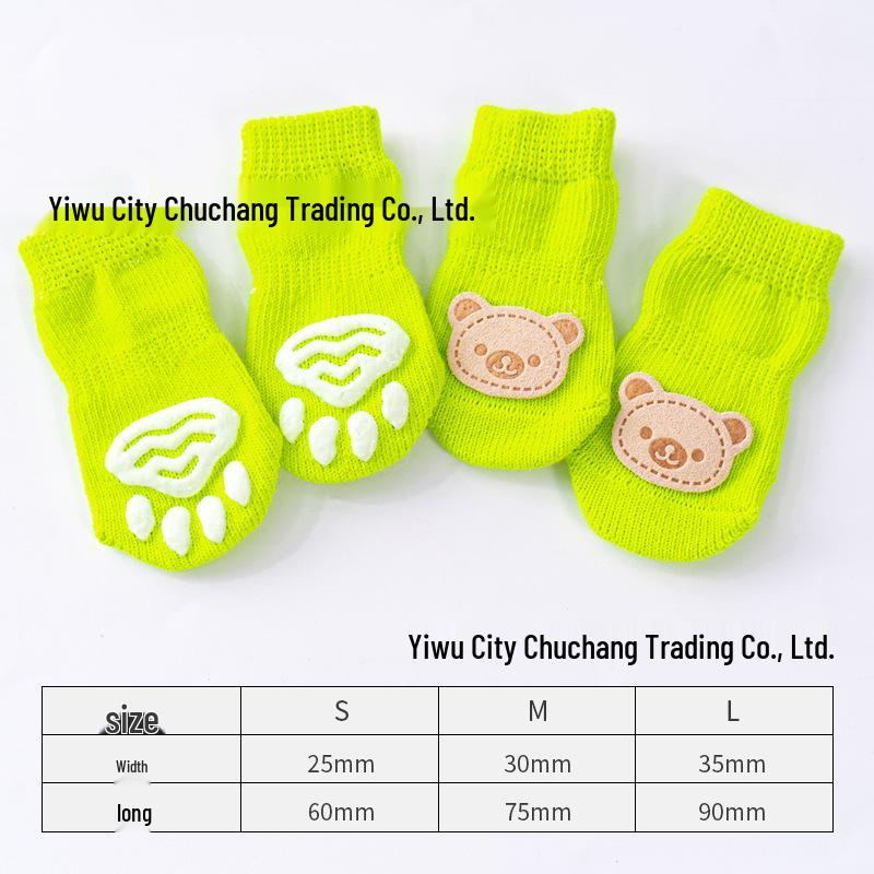 Ponožky pro psy a kočky Teddy proti poškrábání - Chrání před nečistotami a škrábanci