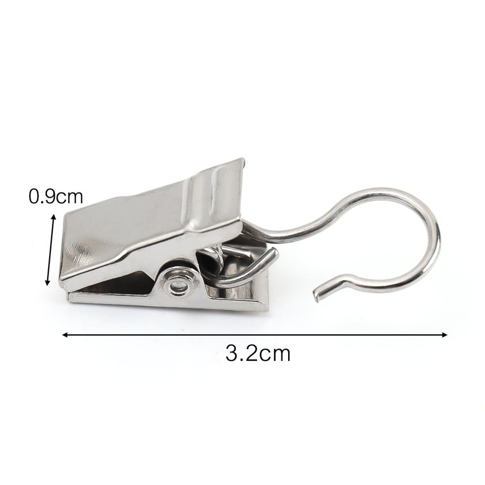 200/10PCS Etal Curtain Clips Hanging Photos Drapes Clamps Tent Lights Party Decorations Crafts Clip Christmas Party Wire Holder