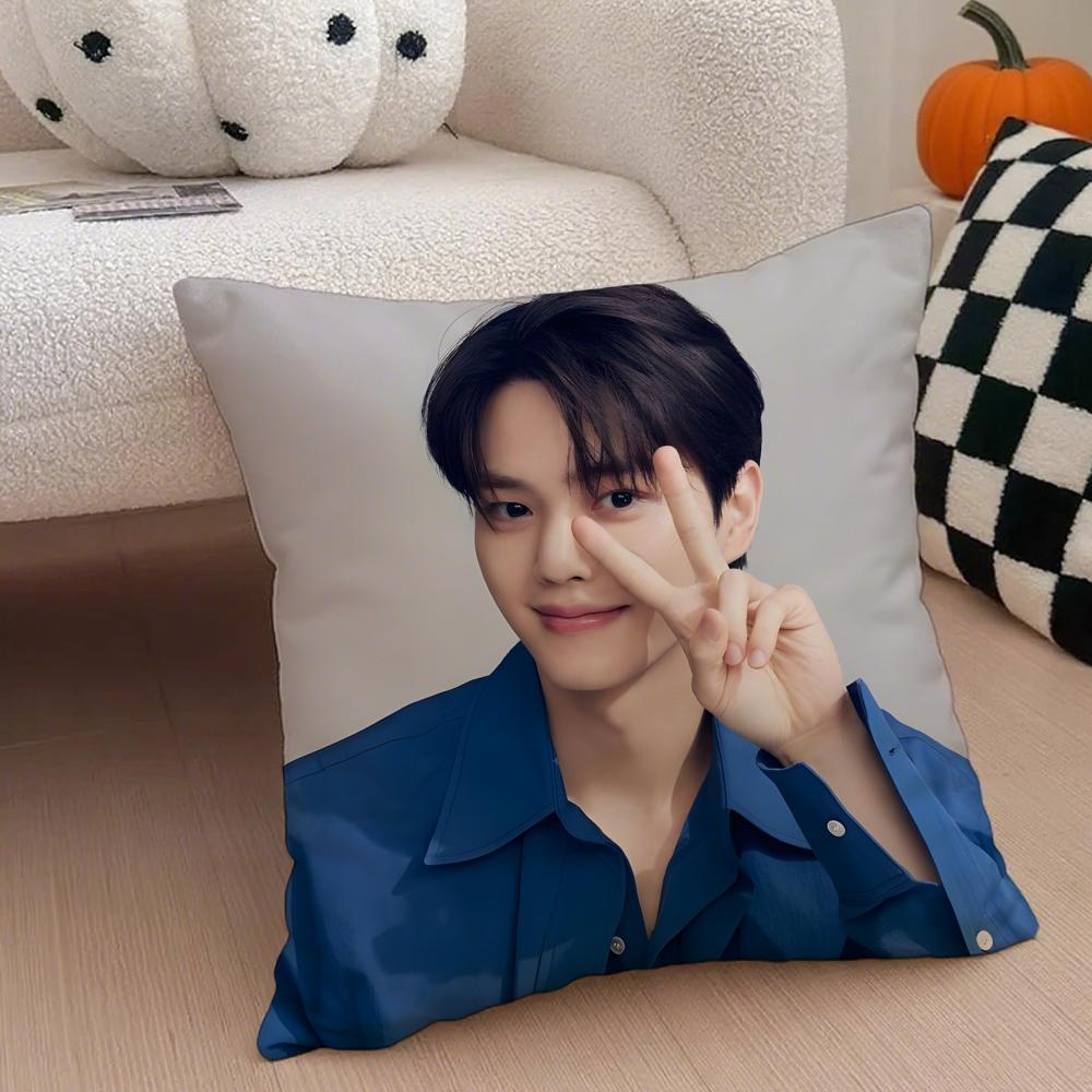 Handsome Charming Korean Actor SSong Kang Cushion Cover Throw Pillow Cover Hidden Button Durable Polyester Chair Cushion