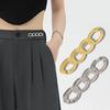 1/2Pcs Women's Clothing Brooch Set Smooth Chain Brooches for Women Lapel Pin Tightening Waist Pin Waist Buckle Diy Accessories