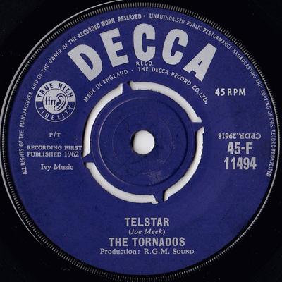 7inch Record TORNADOS - Telstar 45F11494 Decca UK Rock Used