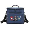 Insulated Bags Portable Shoulder Lunch Bag Waterproof Cooler Box Thermal Organizer Handbag for Men and Women Dog Printing