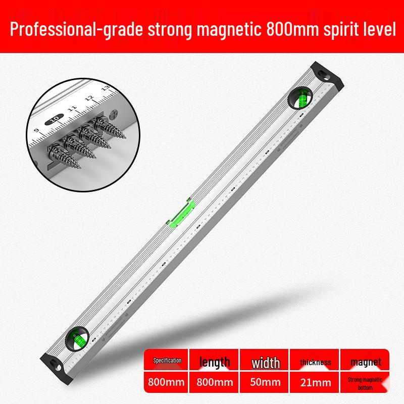 High Precision Magnetic Aluminum Bubble Level Tool