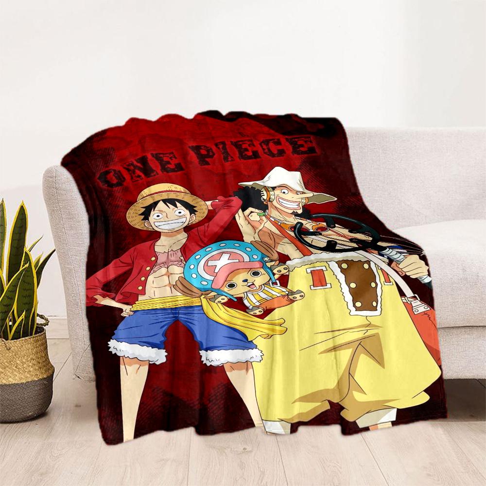One Piece Adventure Suitable Blanket for Offices, Travel, Living Rooms Also a Good Gift for Friends and Family Suitable for All Seasons.