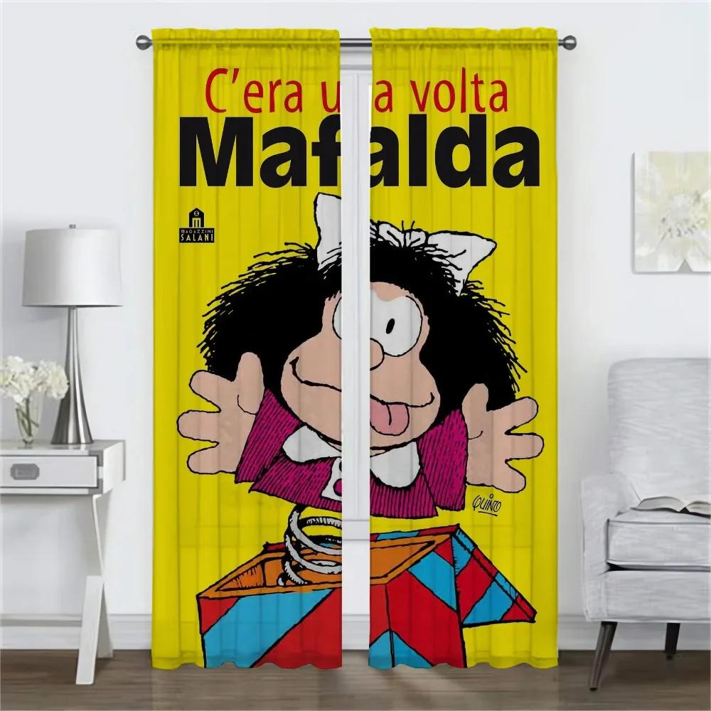 Mafaldas Elegant Room Curtains for Living Room Shades Window Curtain Halloween Decoration Tulle for Bedroom Partition Kitchen