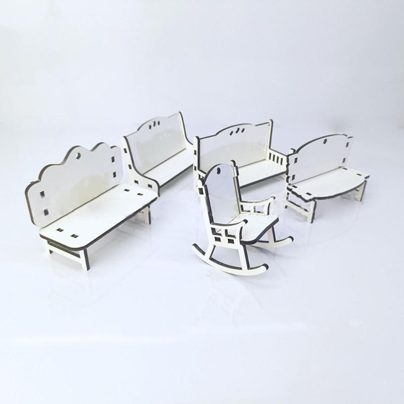 Christmas Tree Decoration Xmas-Chair Pendant Hot Transfer MDF Paperboard Hanging-Ornaments for Xmas-Decor Gift Tags