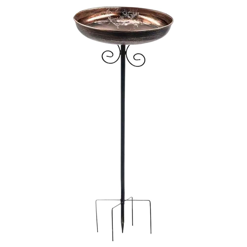 

Metal Bird Bath for Outside Bird Bath Feeder Bowl Garden Birdbath Bowl for Garden Patio Yard мідний