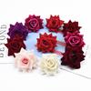 Artificial Flower Flannel Roses Wedding Bridal Accessories Hot Selling Gardens Home Vase Party Decorative  DIY Gifts Scrapbook