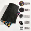 1pcs Car Trunk Mat Colorful Flower Design Dust-Proof Mat Wear-Resistant Dirt-Resistant Easy-Care Cargo Liner for Car Interior