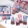 Schattige Beer Zachte Mist Matte Lip Glans: Fluweelzachte, Whitening, Hydraterende en Langhoudende Lippenstift met Hanger