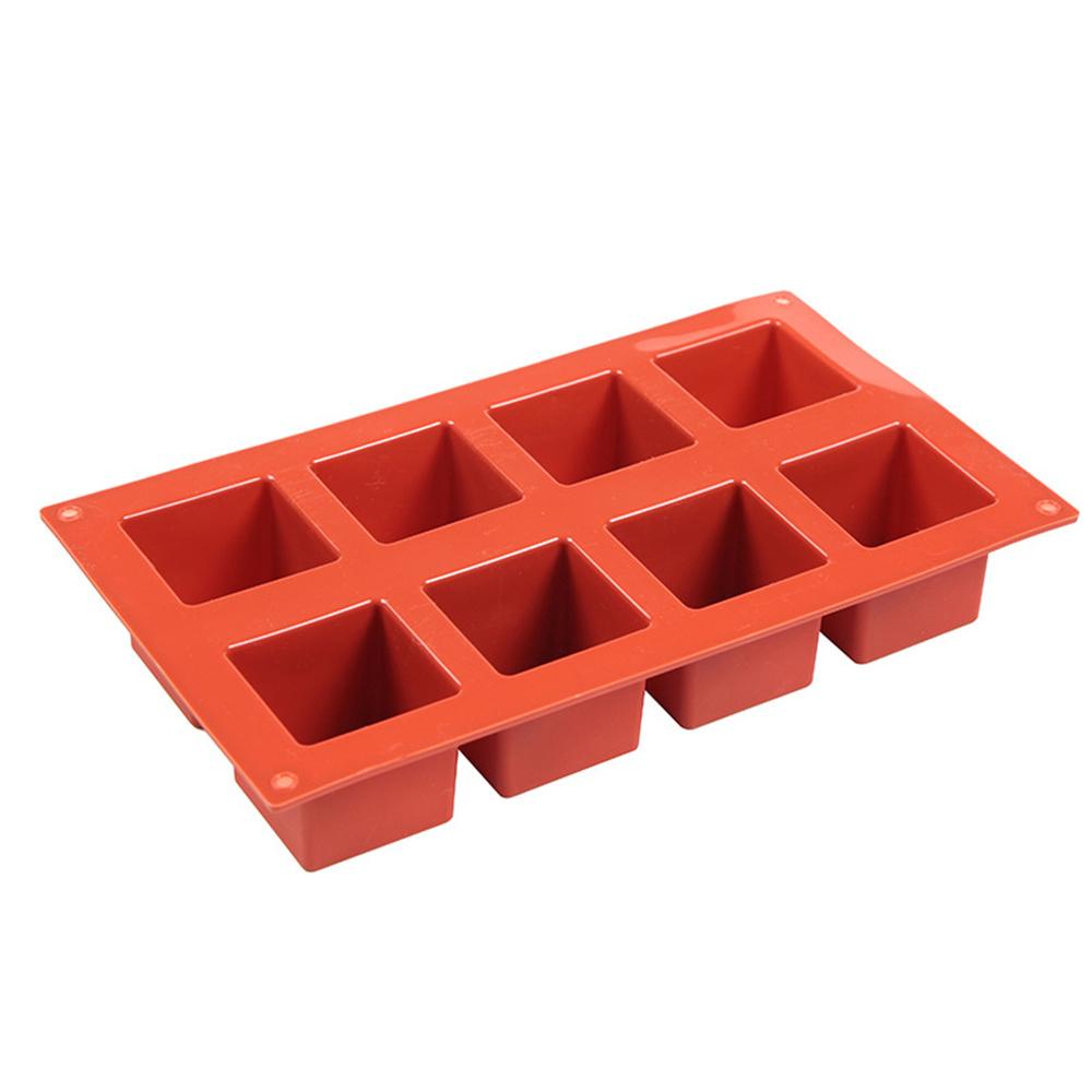Silicone Cake Mold Non-stick Durable Small Square Shape 3d Cake Tools Silicone Square Mold Easy Demoulding Silicone 8 Company