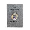 Akita, Akita Inu - Dog Passport Case, Document Case, Gift for the Traveller from the Brand