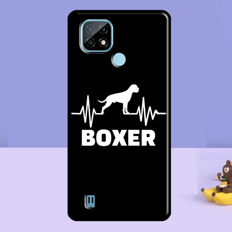 Boxer Dog Puppy Case For Realme C75 C67 C61 C55 C53 C51 C35 C21Y C25S GT 7 Pro 6 6T 10 11 12 13 14 Pro Plus