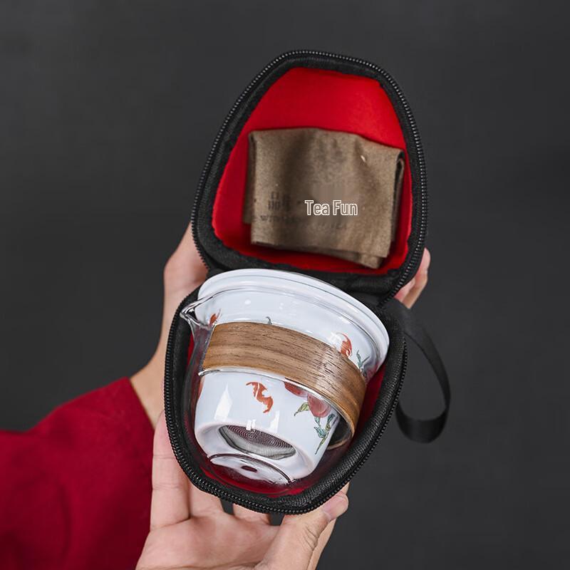 Nufeng Portable Ceramic Kung Fu Tea Set